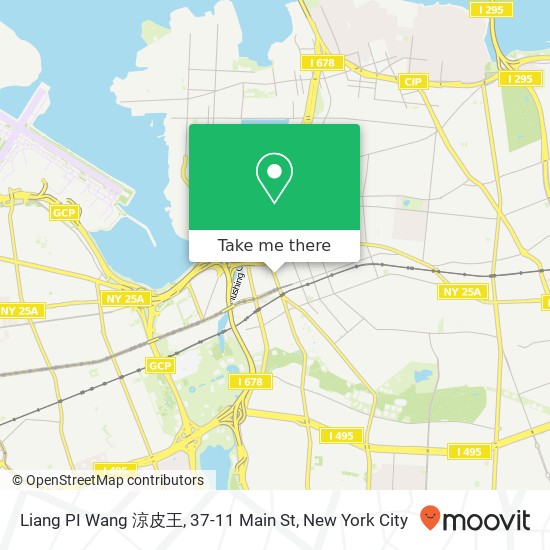 Mapa de Liang PI Wang 涼皮王, 37-11 Main St