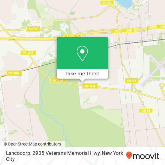 Mapa de Lancocorp, 2905 Veterans Memorial Hwy