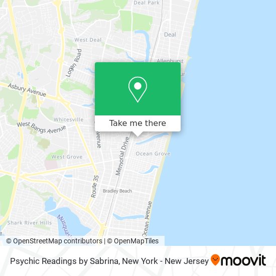 Psychic Readings by Sabrina map