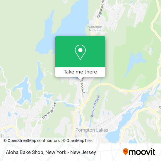 Mapa de Aloha Bake Shop