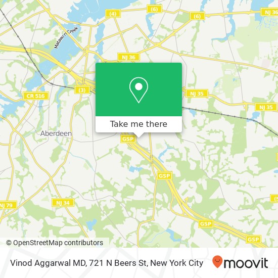 Vinod Aggarwal MD, 721 N Beers St map