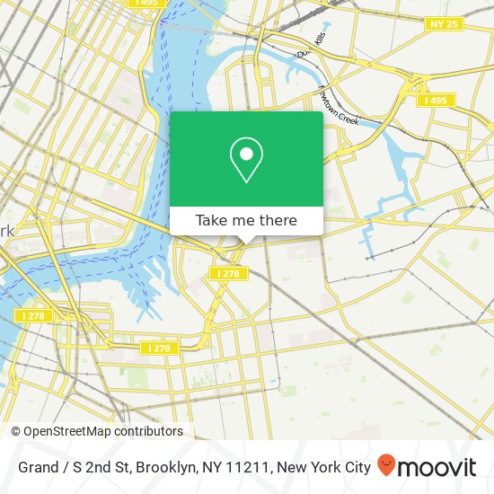 Grand / S 2nd St, Brooklyn, NY 11211 map