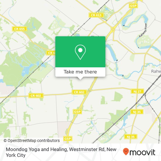 Mapa de Moondog Yoga and Healing, Westminster Rd