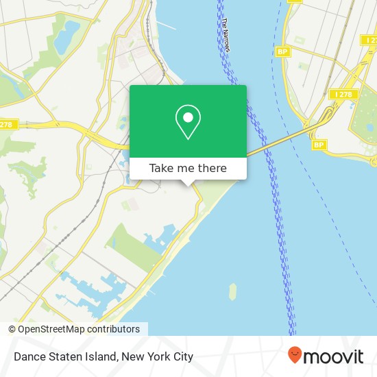 Mapa de Dance Staten Island