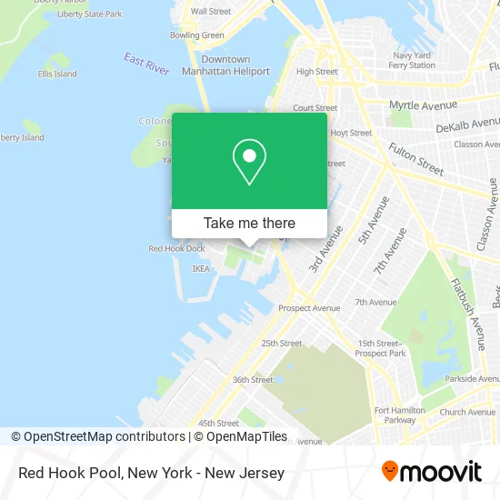 Red Hook Pool map