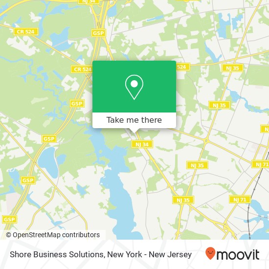 Shore Business Solutions map