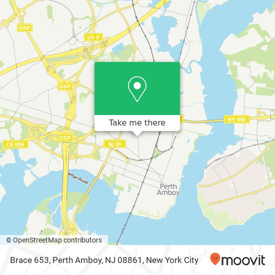 Brace 653, Perth Amboy, NJ 08861 map