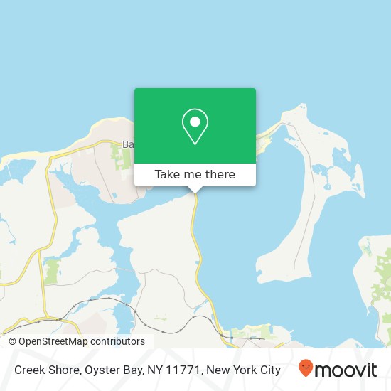 Creek Shore, Oyster Bay, NY 11771 map