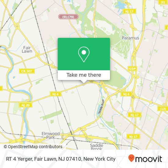 RT 4 Yerger, Fair Lawn, NJ 07410 map