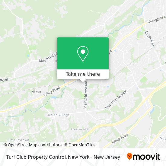 Turf Club Property Control map