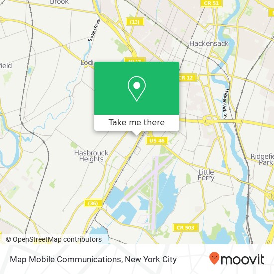 Mapa de Map Mobile Communications