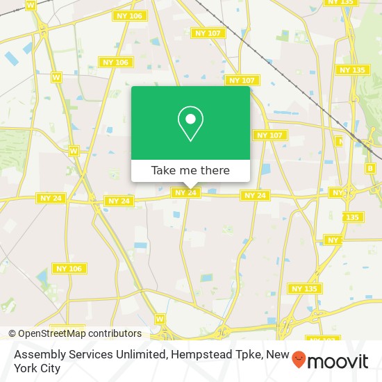 Mapa de Assembly Services Unlimited, Hempstead Tpke