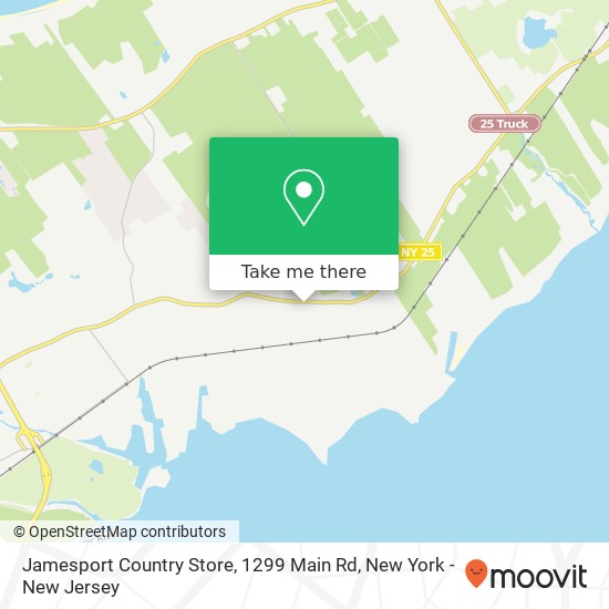 Mapa de Jamesport Country Store, 1299 Main Rd