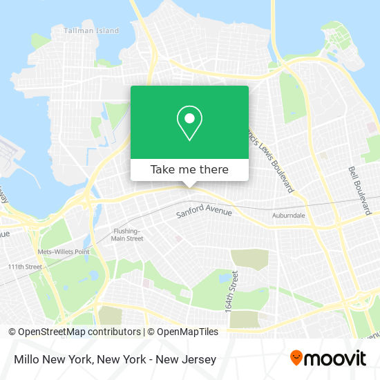 Millo New York map