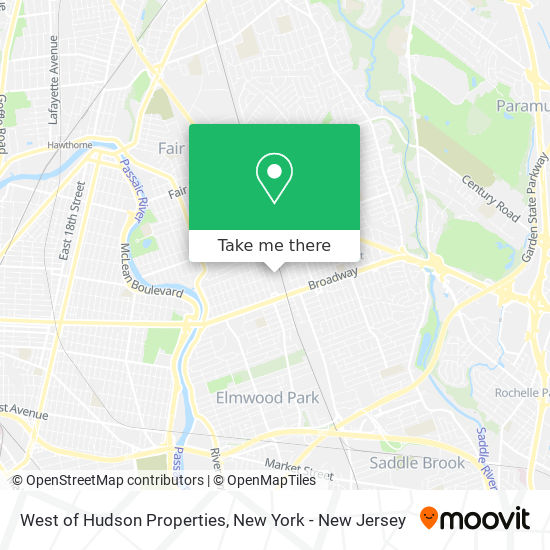 Mapa de West of Hudson Properties