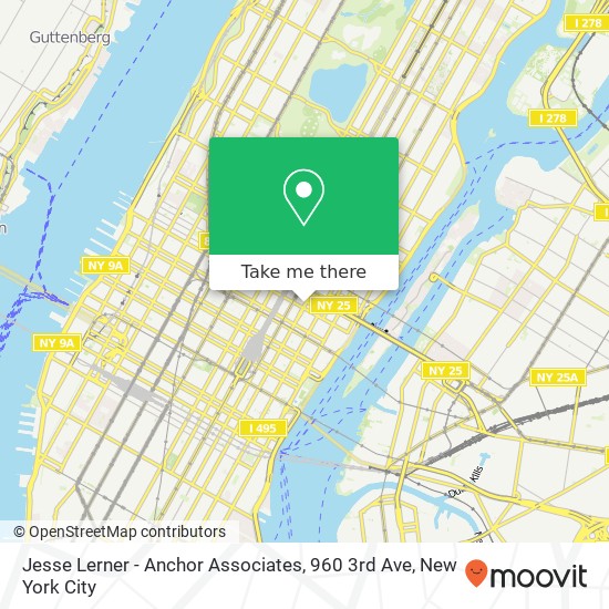 Jesse Lerner - Anchor Associates, 960 3rd Ave map