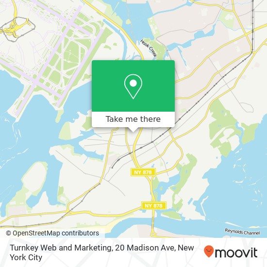 Turnkey Web and Marketing, 20 Madison Ave map