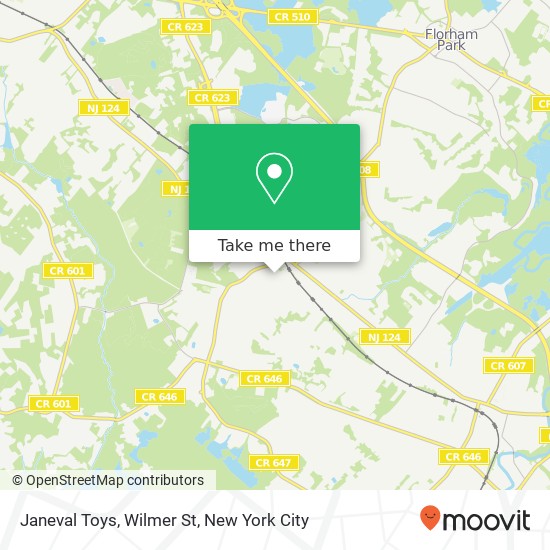 Mapa de Janeval Toys, Wilmer St