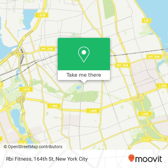 Rbi Fitness, 164th St map