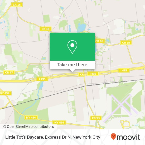 Mapa de Little Tot's Daycare, Express Dr N