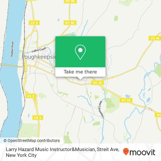 Mapa de Larry Hazard Music Instructor&Musician, Streit Ave