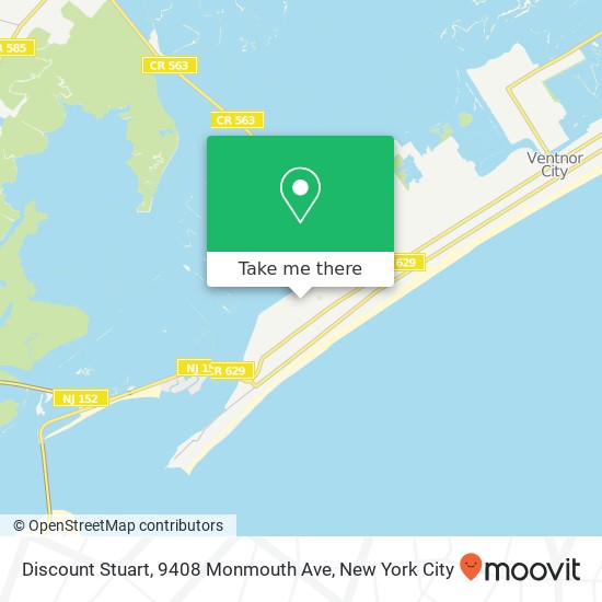 Mapa de Discount Stuart, 9408 Monmouth Ave