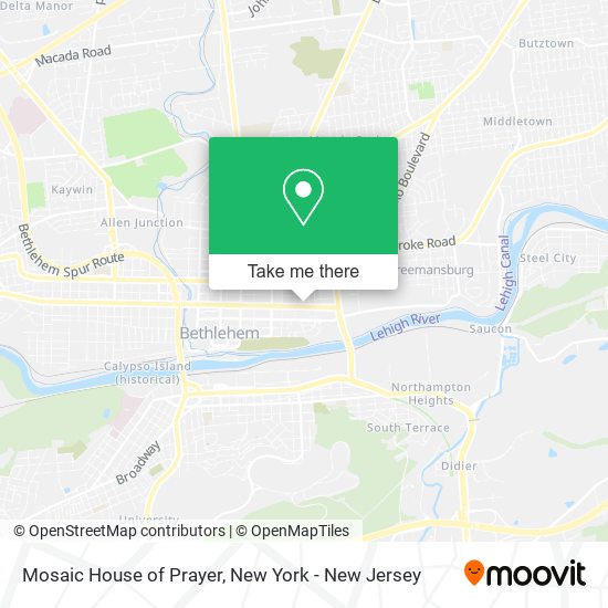 Mosaic House of Prayer map