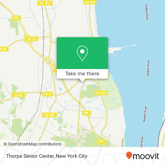 Mapa de Thorpe Senior Center