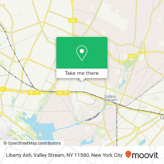 Liberty Ash, Valley Stream, NY 11580 map