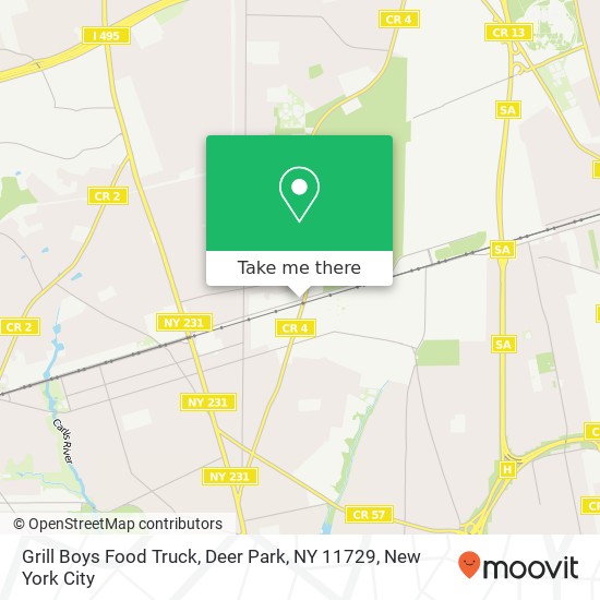 Grill Boys Food Truck, Deer Park, NY 11729 map