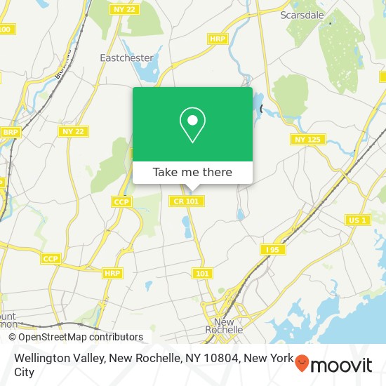 Wellington Valley, New Rochelle, NY 10804 map