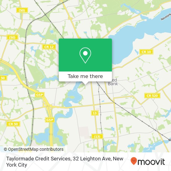 Mapa de Taylormade Credit Services, 32 Leighton Ave