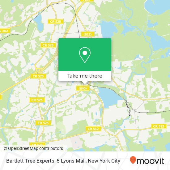 Mapa de Bartlett Tree Experts, 5 Lyons Mall