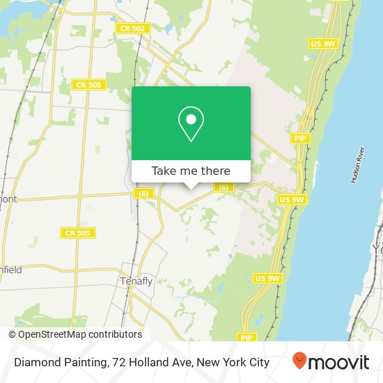 Mapa de Diamond Painting, 72 Holland Ave