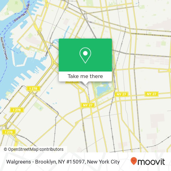 Walgreens - Brooklyn, NY #15097 map