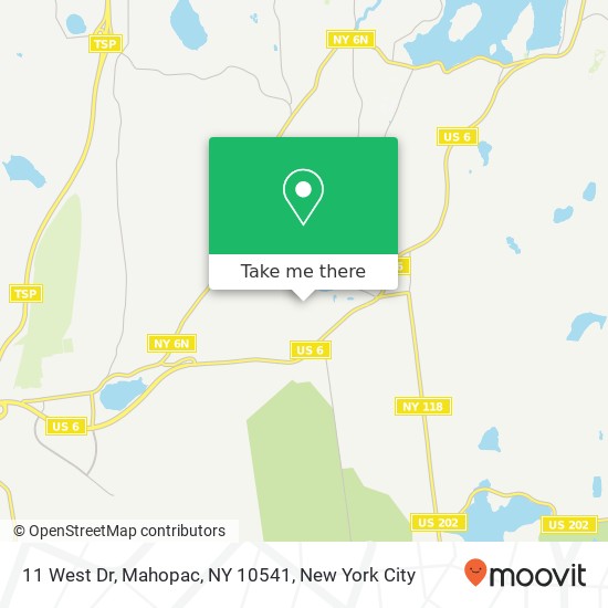 11 West Dr, Mahopac, NY 10541 map