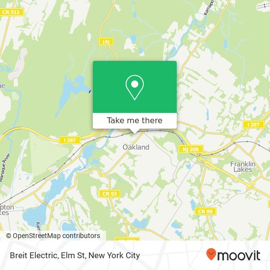 Mapa de Breit Electric, Elm St