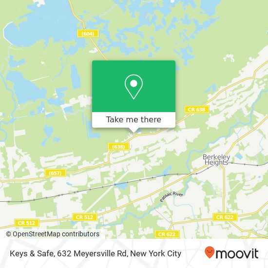 Mapa de Keys & Safe, 632 Meyersville Rd