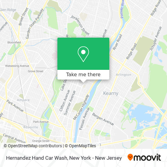 Mapa de Hernandez Hand Car Wash