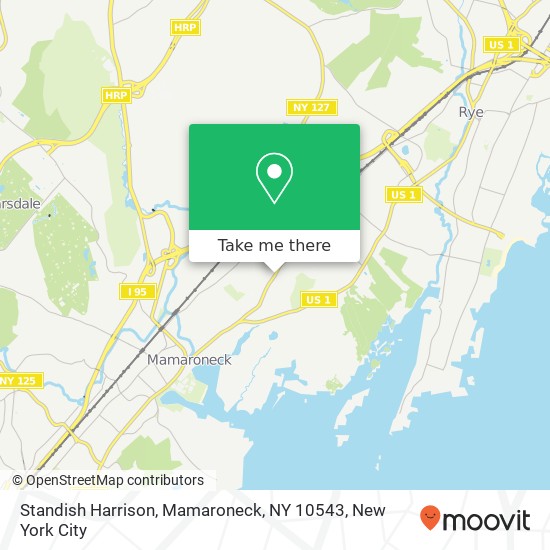 Mapa de Standish Harrison, Mamaroneck, NY 10543