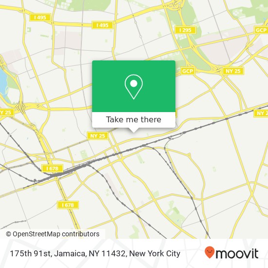 Mapa de 175th 91st, Jamaica, NY 11432