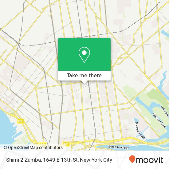 Shimi 2 Zumba, 1649 E 13th St map