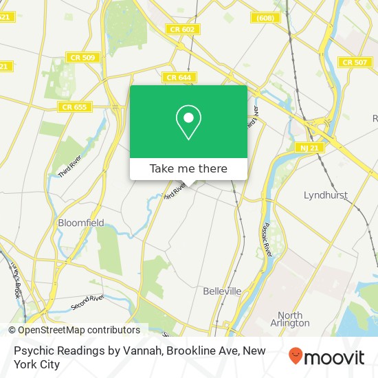 Psychic Readings by Vannah, Brookline Ave map