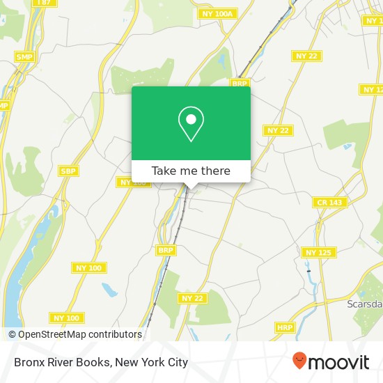 Mapa de Bronx River Books