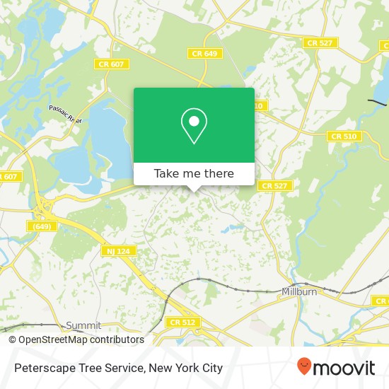 Peterscape Tree Service map