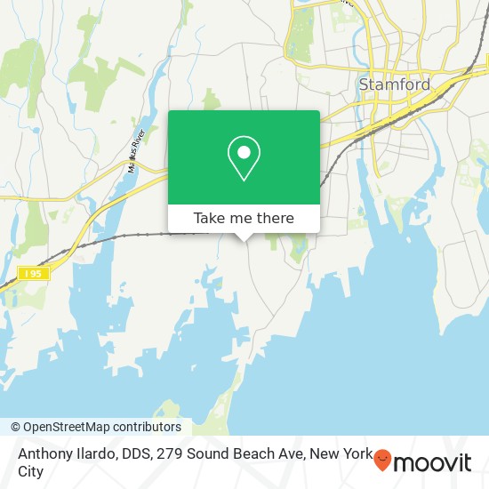 Mapa de Anthony Ilardo, DDS, 279 Sound Beach Ave
