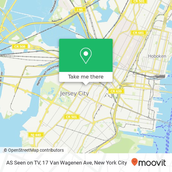 Mapa de AS Seen on TV, 17 Van Wagenen Ave