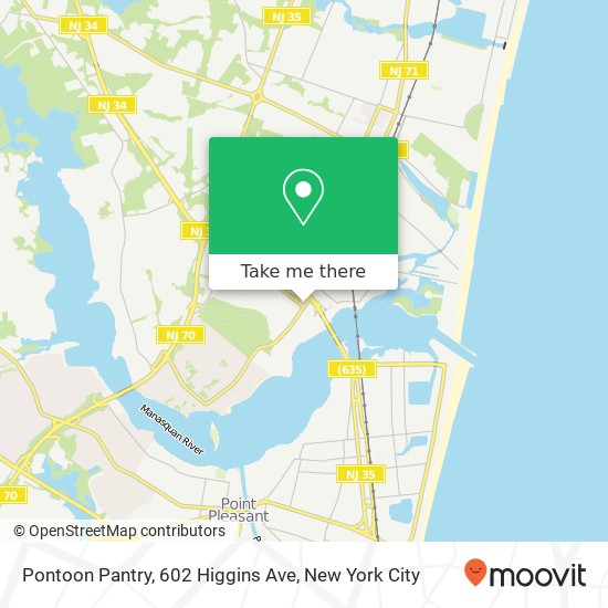 Mapa de Pontoon Pantry, 602 Higgins Ave