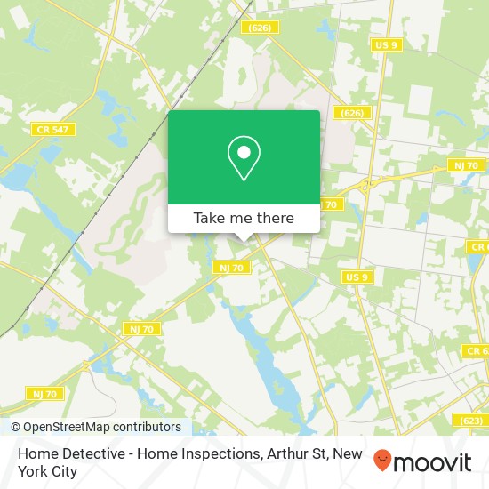 Home Detective - Home Inspections, Arthur St map