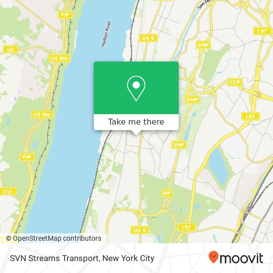 SVN Streams Transport map